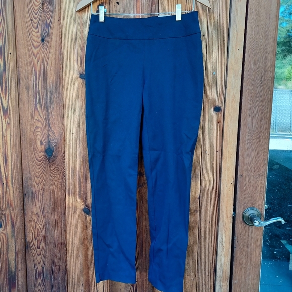 Fabulously Slimming By Chico's Navy Blue Pants - Picture 2 of 7